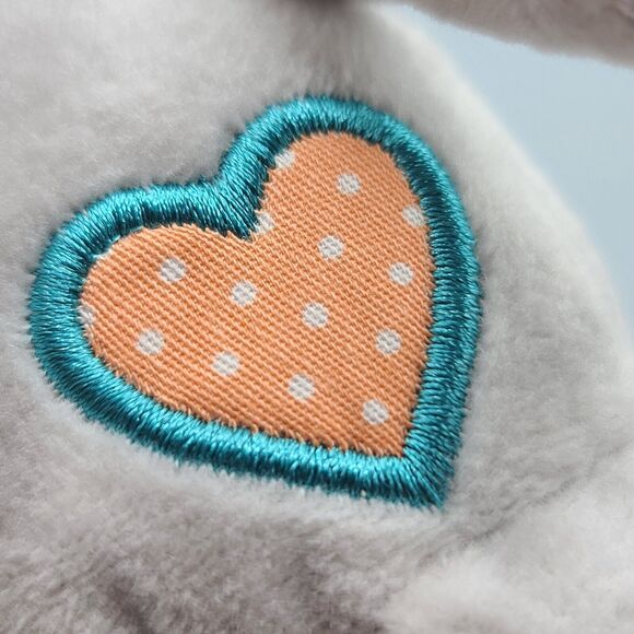 Tickle & Main We Are Twins Gray Elephant Plush Stuffed Baby Toy Rattle - Picture 7 of 9